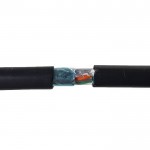 Carrucha Cat5e Exterior blindada y gel