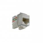 RJ45 hembra Cat6A blanco