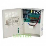 LANTEK, Fuente de poder de pared, metal 9CH DC12V 10A