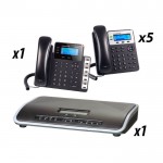 Central de 2 FXO + 7 teléfonos