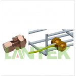 LANTEK Tornillo cobre puesta a tierra canasta metalica barrilito