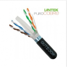 LANTEK, Cable exteriores CAT6 blindado doble forro 305m PURO COBRE
