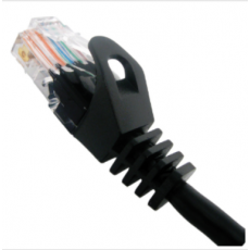 LANTEK Patch cord Cat6 2 ft Negro REDONDO