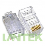 LANTEK Conectores macho RJ45 CAT6 50 microns Plug Terminal