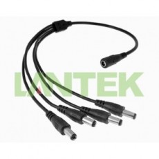 Adaptador Spliter DC Cola para 4 camaras