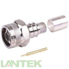 Conector crimp tipo N para RG8, LMR-400-Series