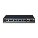 SWITCH POE 8 PUERTOS GIGABIT 1 SFP 1 RJ45 UPLINK CCTV
